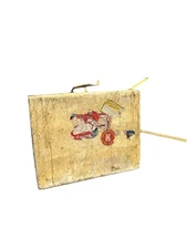 Vintage 1930s Victor Luggage Salesman Leather Shoe Travel Case Trunk