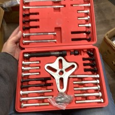 46pcs Harmonic Balancer Gear Puller Tool Kits Steering Wheel Crank Shaft Pulley