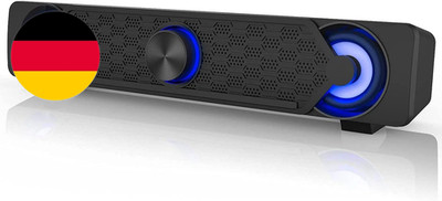 Smalody Computer-Soundbar, Pc-Lautsprecher, Usb-Soundbar, Gaming Mit Coolen Led-