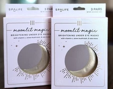 SPA LIFE MOONLIT MAGIC BRIGHTENING UNDER EYE MASKS (6 PAIRS)