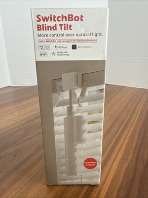 NEW SwitchBot Blind Tilt Motorized Blinds - Smart Electric Blinds w Solar Panel