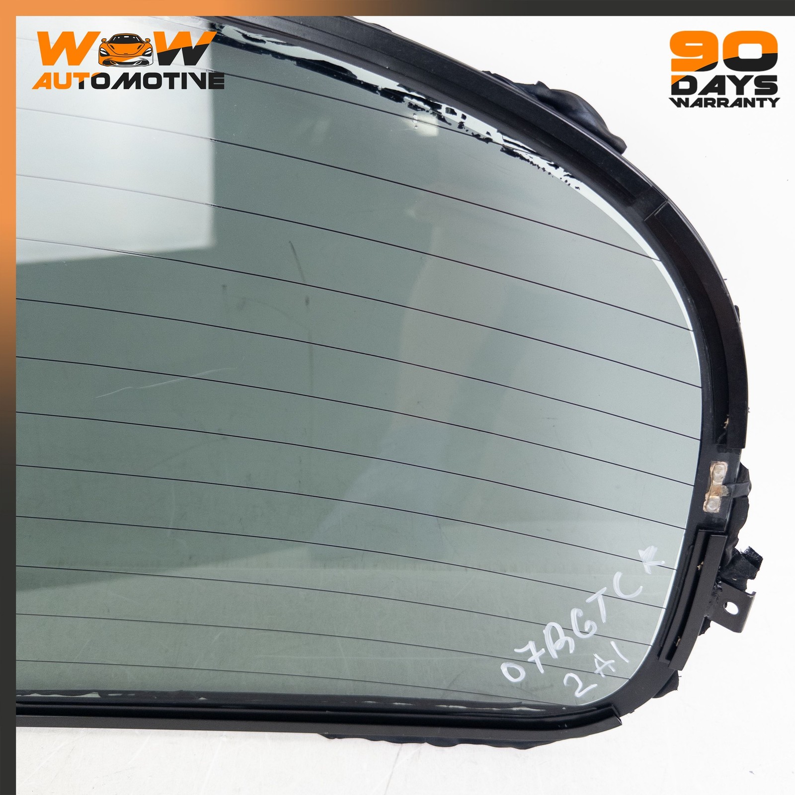 07-13 BENTLEY CONTINENTAL GTC CONVERTIBLE TOP REAR BACK GLASS WINDSHIELD OEM