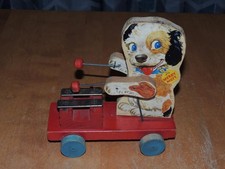 1949 Fisher Price #473 Merry Mutt Pull Toy NICE!