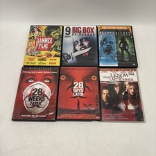 Vintage Six 6 Horror DVD Lot 