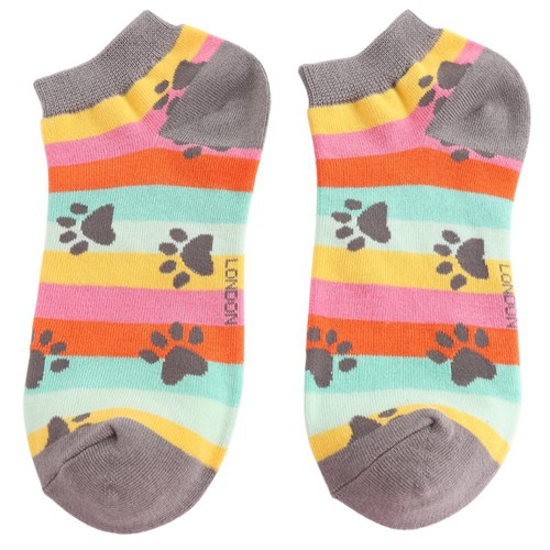 Calcetines Entrenadores Miss Sparrow Estampado Pata de Bambú Brillantes - Imagen 1 de 2