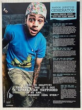 TRAVIS MCCOY / GYM CLASS HEROES - 2007 Full page UK magazine poster feature