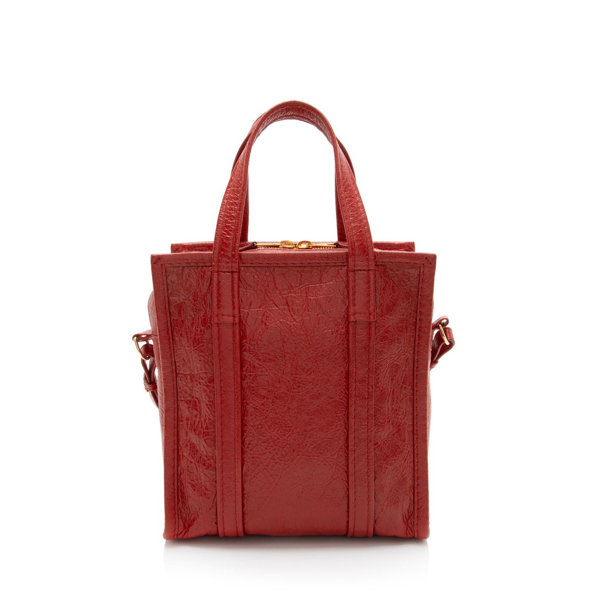 yuun BALENCIAGA　ショッピングトートXXS　赤　　中古品 Balenciaga Agneau Bazar XS Shopper Tote | eBay