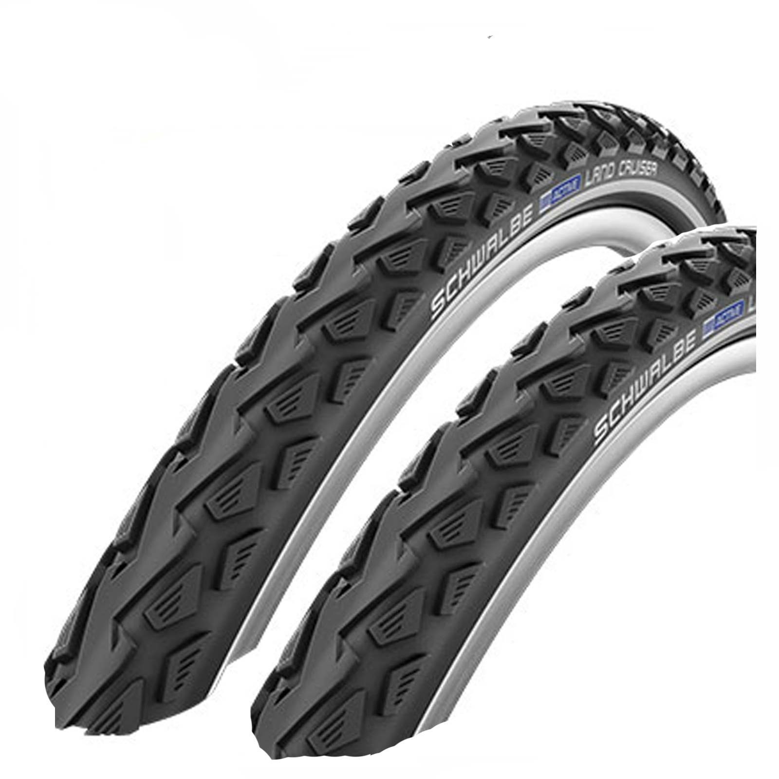 Schwalbe Land Cruiser 26"" x 1.75 Mountain Bike Tyres (1 Pair)