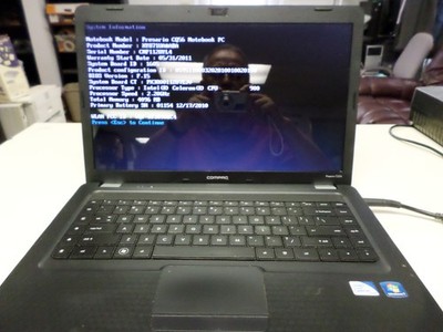 HP Compaq Presario CQ56 Intel Celeron 2.2 GHz 4 GB NO HDD NO AC ADAPTER
