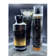 Bath  Body Works Into The Night Toiletries Set - Lotion, Cream, Mist