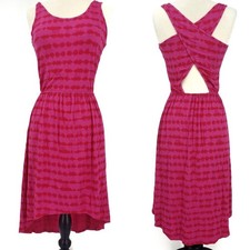 SALE Kensie Hi Low Cross Back Tie Dye Dress XS