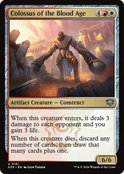 Colossus of the Blood Age 181 Foil Secrets of Strixhaven