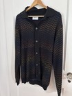 NN07 Thor Gradient Cardigan Sweater Men's M Multi Shades Wool Blend Long Sleeve  — photo 4