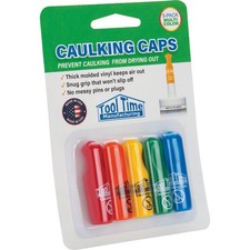 Tool Time Multi-Color Vinyl Caulking Cap (5-Pack) CC5MULTI Tool Time CC5MULTI