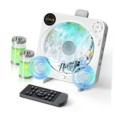 Portable Bluetooth CD Player with Speakers Wall CD Player for Home with