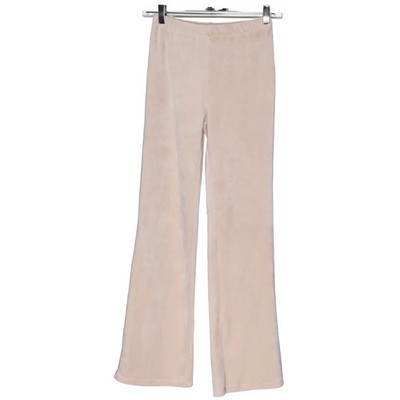 H&M, Jogginghose, Größe: 164, Beige, Elasthan/Polyester, Einfarbig, Samt #VTl