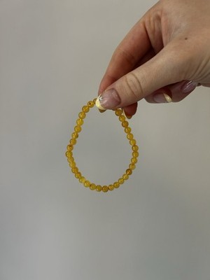 Natürliches Buttermilch Bernstein Kristall Armband