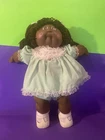 Cabbage Patch Kids Doll HM2 AA African American black 1985 OK FACTORY dress