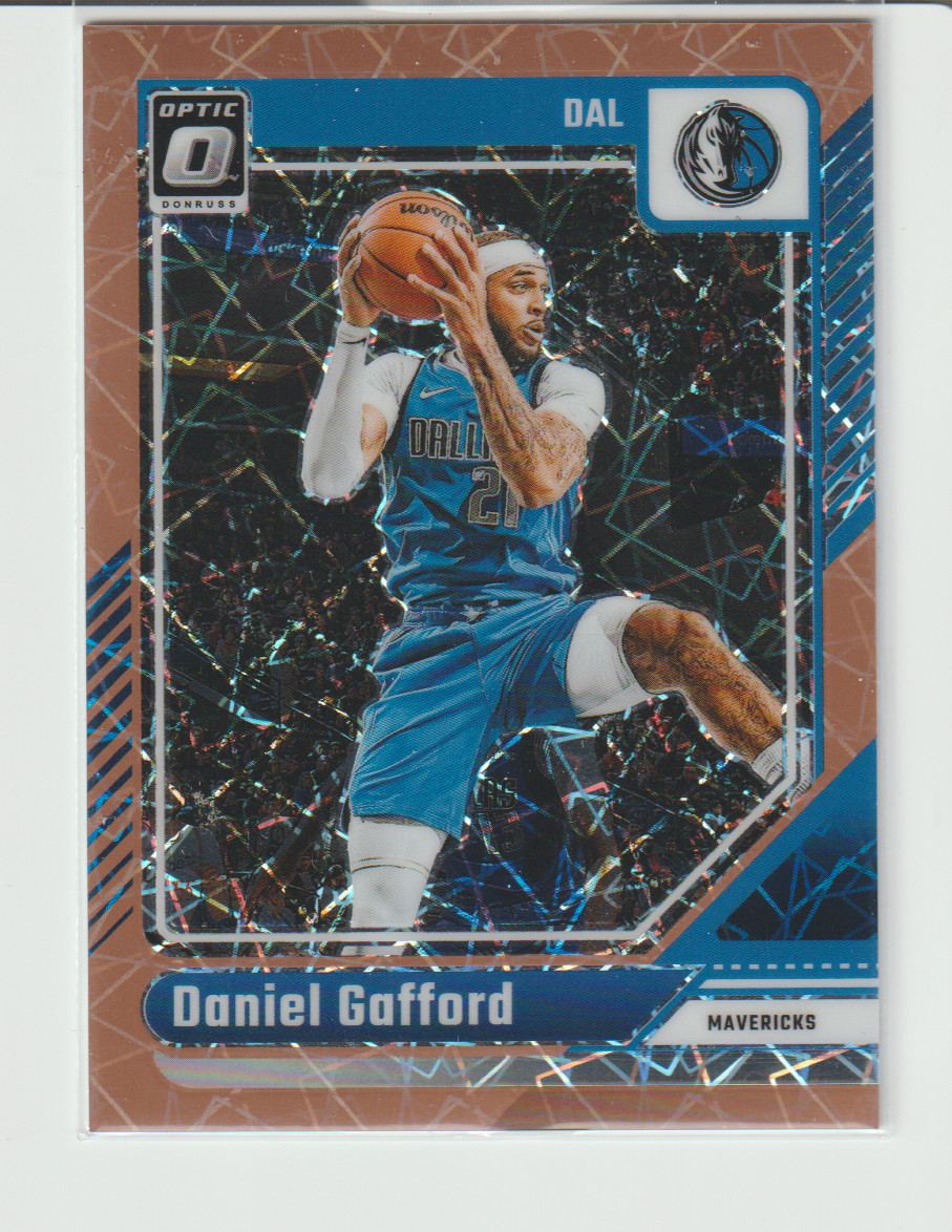2024-25 Donruss Optic Daniel Gafford Bronze Velocity Prizm Card # 160 107/125
