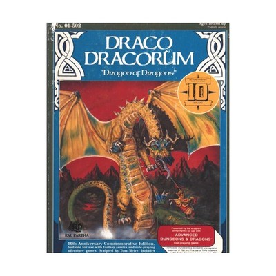 Ral Partha Fantasy Mini 25mm Draco Dracorum - Dragon of Dragons VG/EX