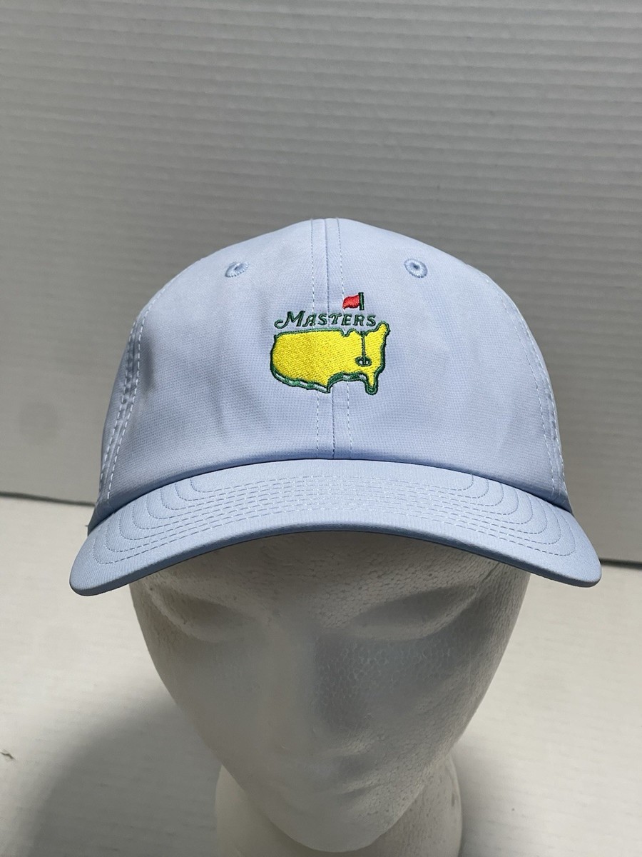 Woman’s Light Blue Cap Masters hat 2023 MASTERS (LIGHT BLUE) PERFORMANCE NEEDLEPOINT Golf HAT  main image 2