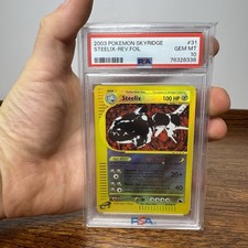 2003 POKEMON SKYRIDGE #H29 STEELIX- Reverse HOLO PSA 10 Gem Mint Low Pop on eBay