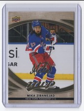 2023-24 Upper Deck MVP Gold Script Mika Zibanejad New York Rangers #5
