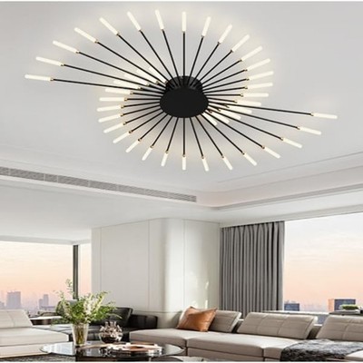 Plug-in LED Firework Design Ceiling Light Modern Chandelier for Restaurant Home