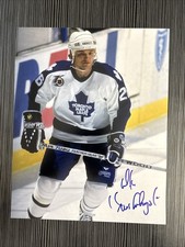 MIKE KRUSHELNYSKI TORONTO MAPLE LEAFS Signed Autographed 8x10 Photo With Proof H