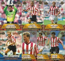 Topps Premier Gold 2002 Complete Base Set Sunderland FC x7