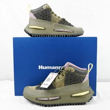 Adidas X Pharrell HU NMD S1 RYAT Sneakers In Focus Olive IE4686 Size M 8.5/W 9.5