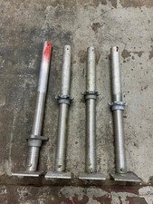 SCAFFOLD TOWER LEGS - FLAT PLATES - SET OF 4 - 660MM LONG