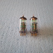 MATCHED PAIR E188CC DARIO Tube GOLD PINS TESTED / 7308 / E88CC / ECC88 / 6DJ8