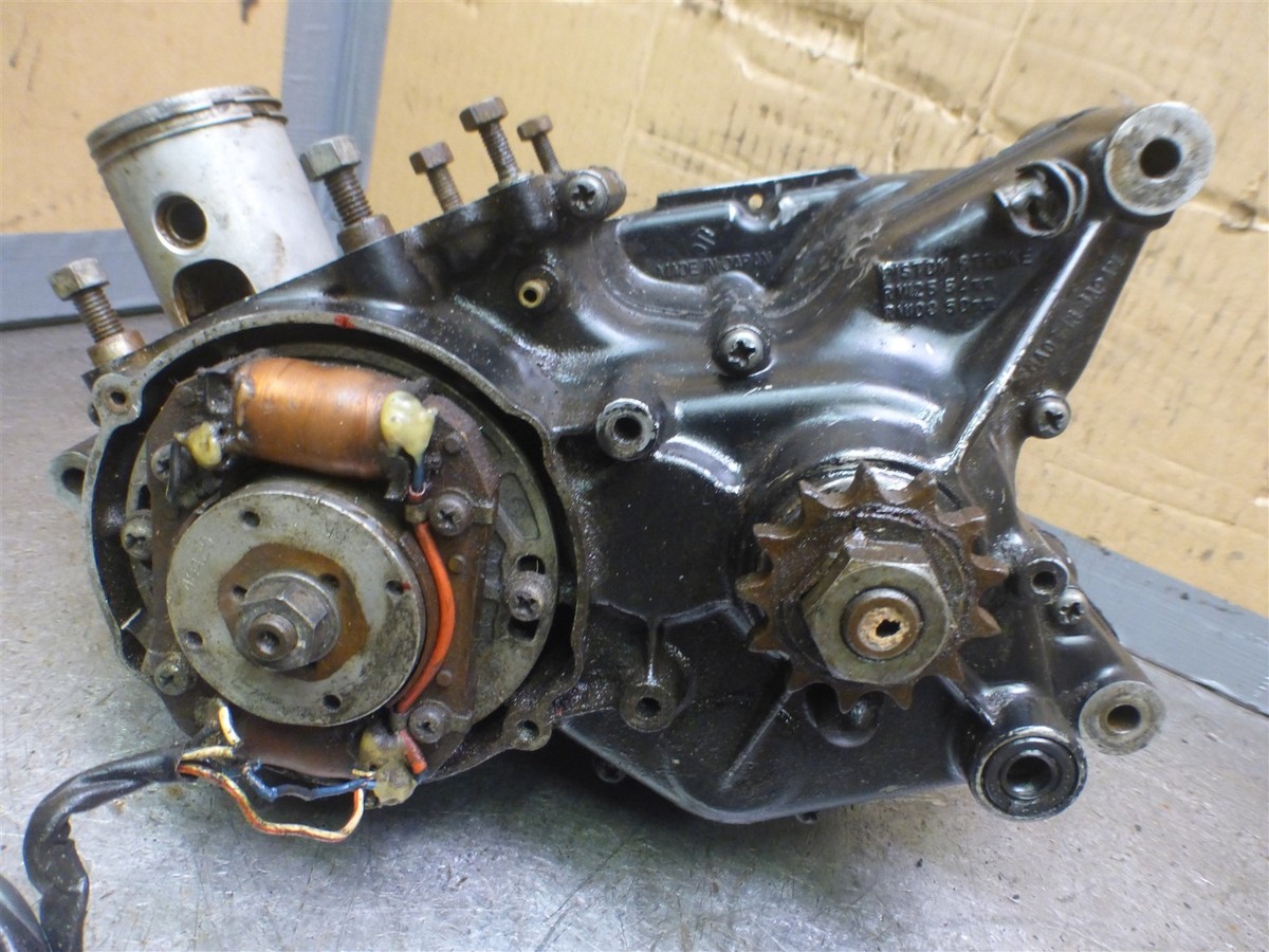 Suzuki RM125 SM5295! engine motor bottom end crank turns over | eBay