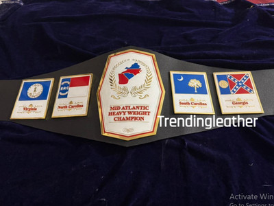 NWA MID-ATLANTIC HEAVYWEIGHT WRESTLING CHAMPIONSHIP Belt ADULT SIZE