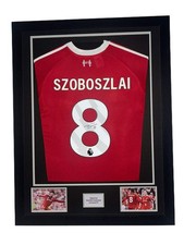 Dominik Szoboszlai Hand Signed Liverpool 25/26 Home Framed Shirt with COA