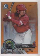 2018 Bowman Scouts' Top 100 Orange Refractor 14/25 Jahmai Jones #BTP-58 0a6