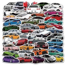 50 Stickers Sports Car Car Sticker Supercar Waterproof Sticker 0736