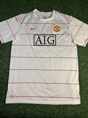 Nike Manchester United Trainingsshirt 2008/09 | Größe M | AIG Sponsor