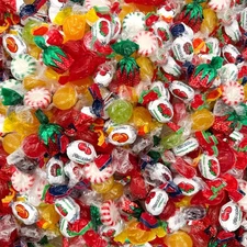 Hard Candy Assortment - 2 lb Bulk Pack - Butterscotch, Cinnamon, Fruit