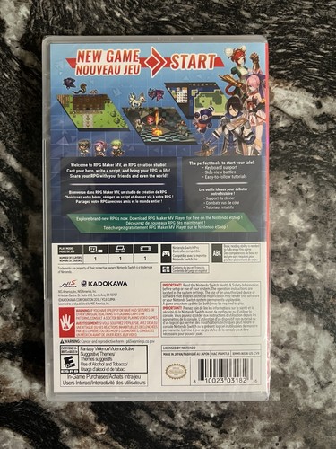 RPG Maker MV - Nintendo Switch - BRANDNEU SEALED - Bild 2 von 3