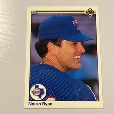 1990 Upper Deck Nolan Ryan #544 Texas Rangers HOF