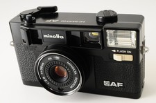 Near MINT Minolta Hi-Matic AF 35mm Point Shoot Film Camera From Japan 348