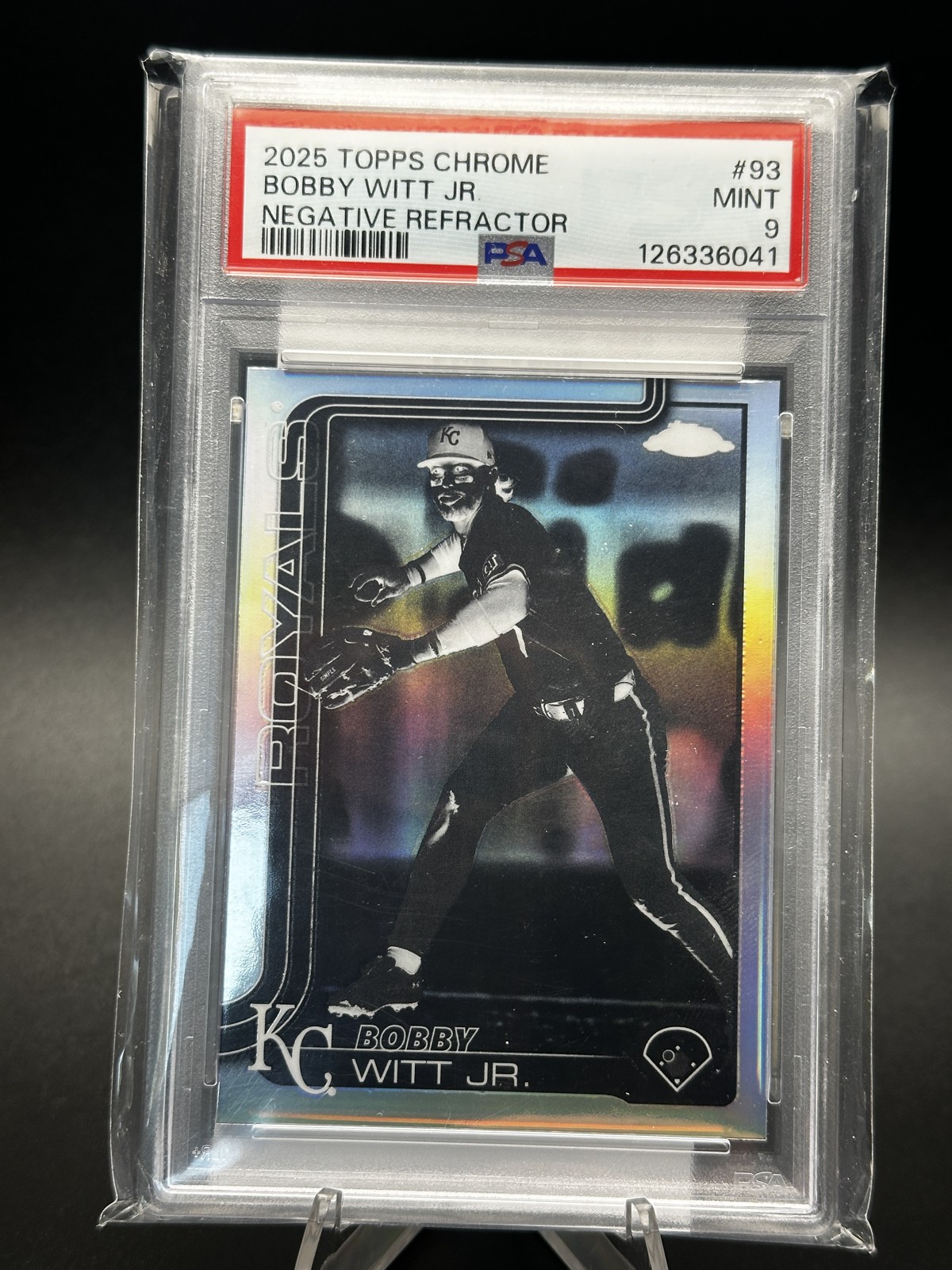 2025 Topps Chrome - Bobby Witt Jr. #93 Negative Refractor