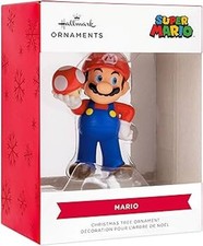 Hallmark Nintendo Super Mario Bros Mario w/Super Mushroom Christmas Ornament