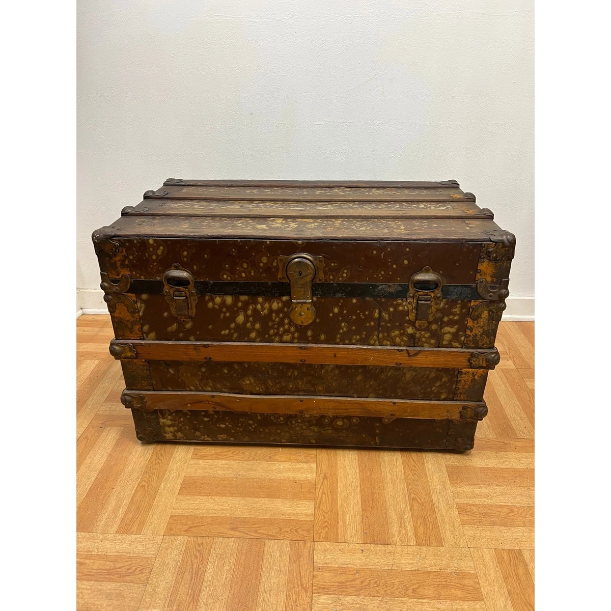 その他 40's Vintage trunk case Antique Chests & Trunks Antique 1920-1949 Time Period Manufactured
