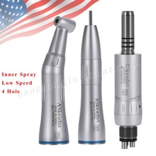 Dental Slow Low Speed Straight Handpiece Air Motor 4Holes E-type NSK STYLE