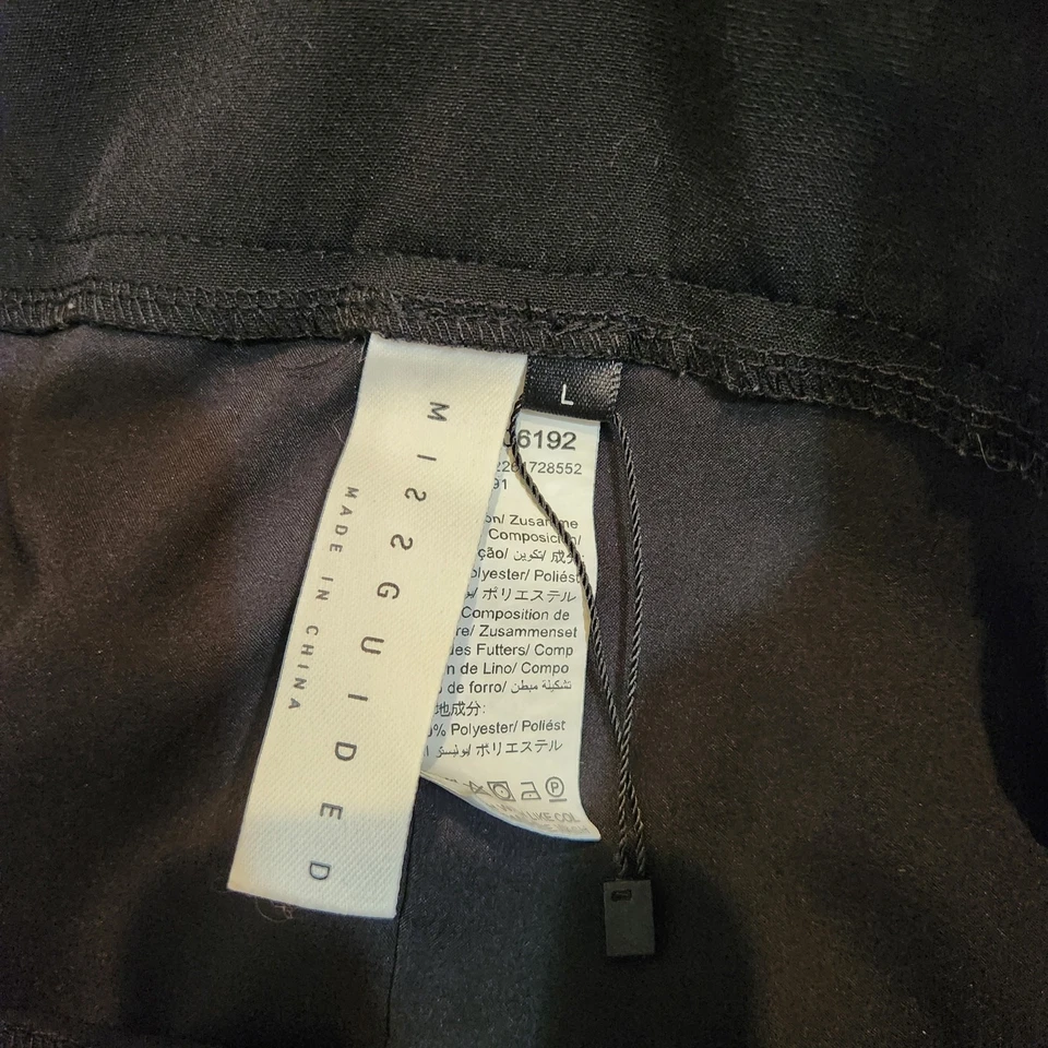 Missguided черный высоты подъем ночь вне вечеринки Hot брюки смокинг Knicker шорты большой - Изображение 4 из 4