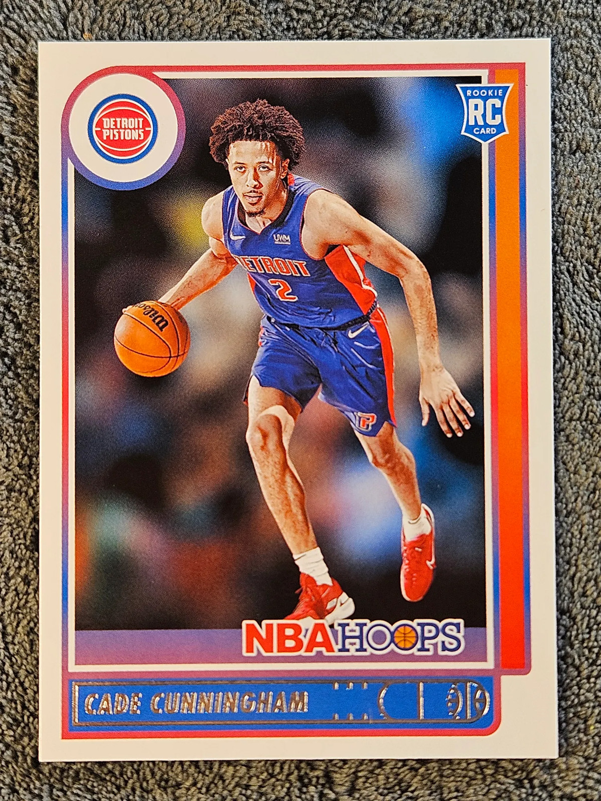 2021 NBA Hoops #201 Cade Cunningham Rookie RC