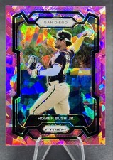 2024 Panini Prizm - Homer Bush Jr. #59 Pink Ice Prizm Parallel